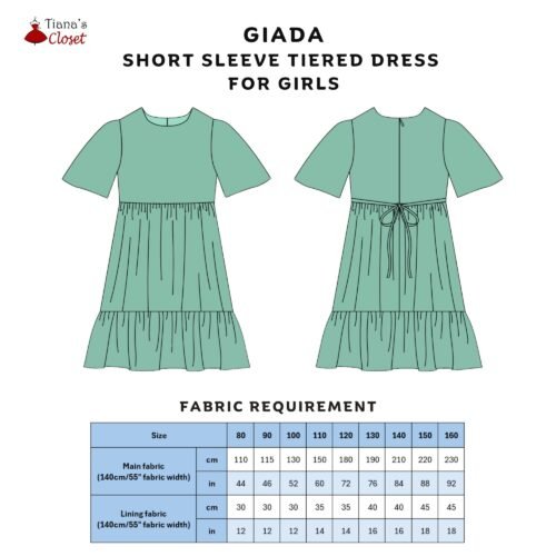 Giada midi dress (for kids) - Image 2