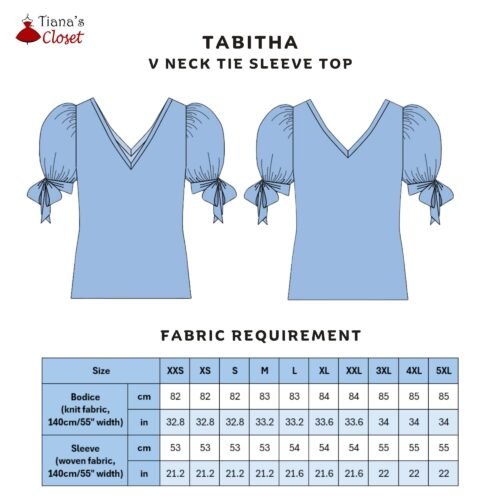 Tabitha tie sleeve knit top - Image 2