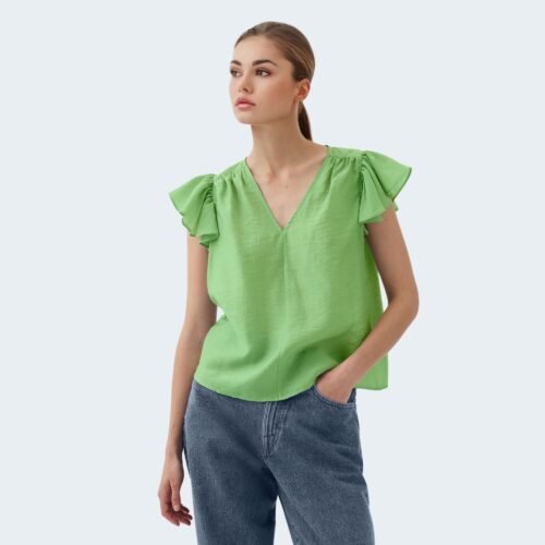 Adelie ruffle sleeve top - Image 3