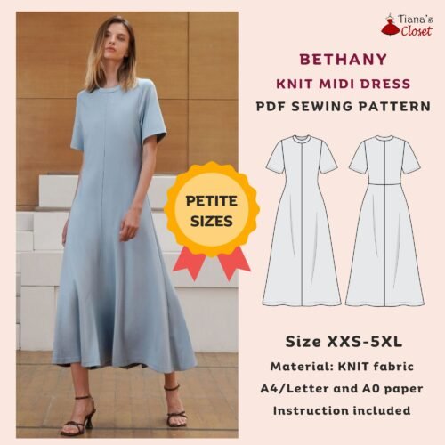 Bethany knit midi dress (petite sizes)