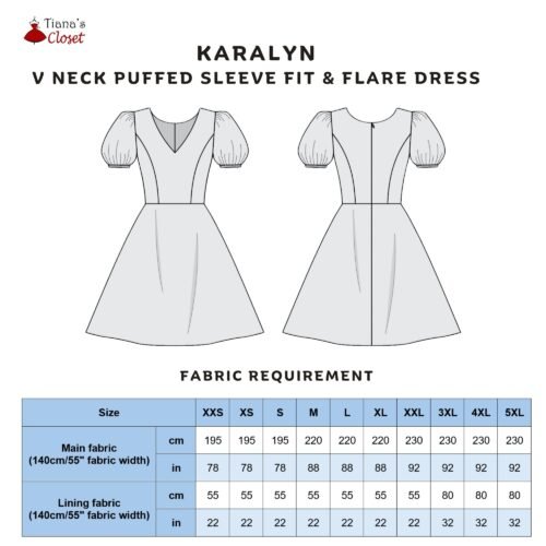 Karalyn fit and flare dress - Image 2