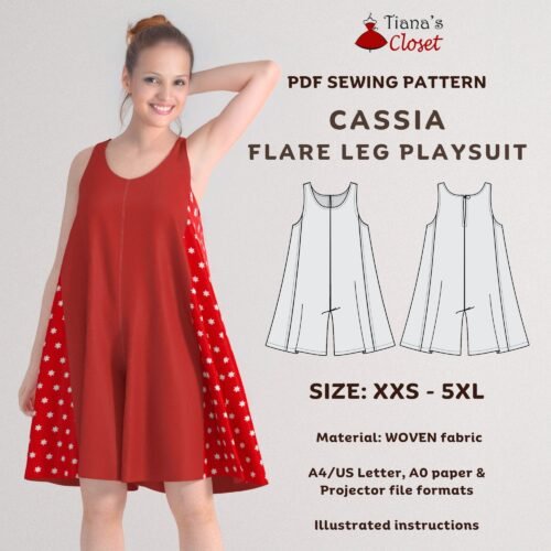 Cassia playsuit (for women)