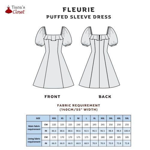 Fleurie fit and flare dress - Image 2
