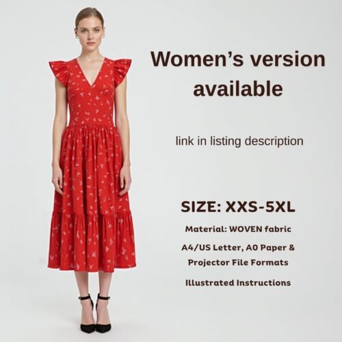 Isley flutter sleeve dress (for kids) - Image 4