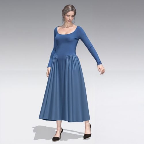 Nicoletta mixed media dress - Image 3