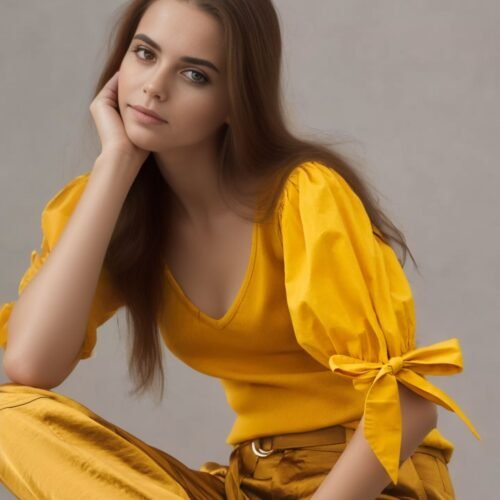 Tabitha tie sleeve knit top - Image 3