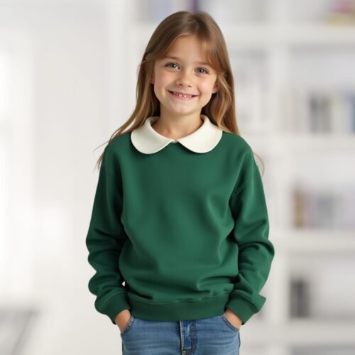 Alina peter pan collar sweatshirt (kids) - Image 3