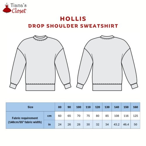 Hollis drop shoulder sweatshirt - Image 2