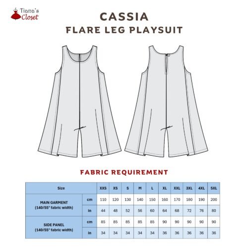 Cassia playsuit (for women) - Image 2