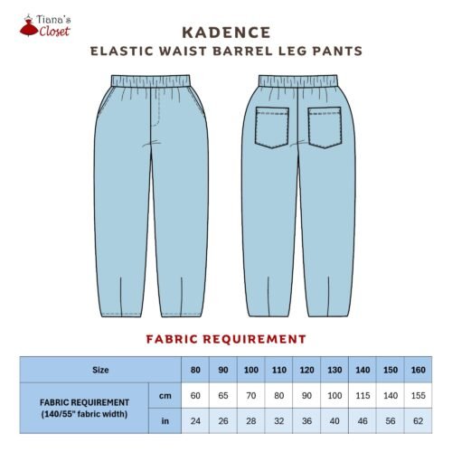 Kadence barrel leg pants - Image 2