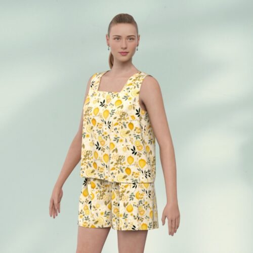 Milla top and shorts set (for women) - Image 3