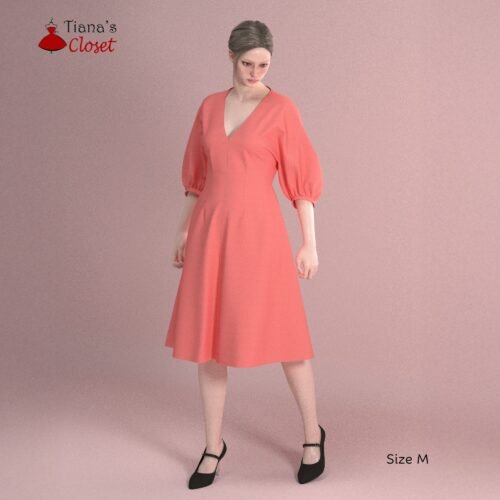 Leandra structured sleeve dress - Image 4