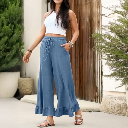 Keshia ruffle hem pants (for women) - Image 3