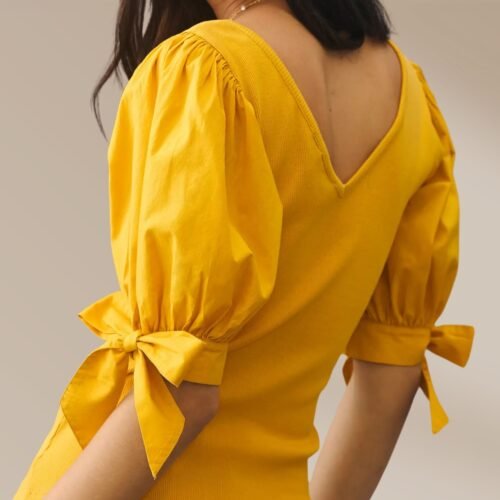 Tabitha tie sleeve knit top - Image 4
