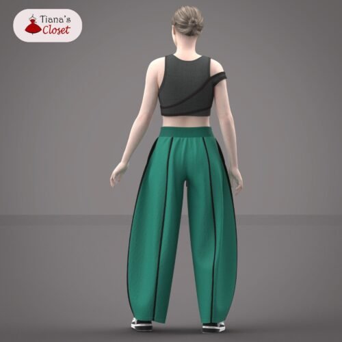 Maren paneled barrel pants - Image 4