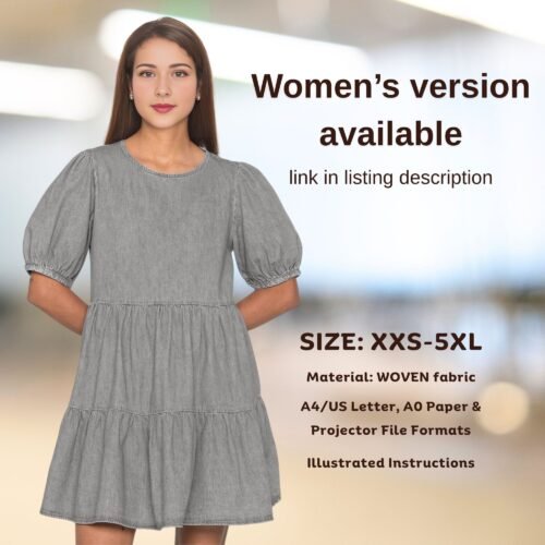 Danika puffed sleeve tiered dress (kids) - Image 4