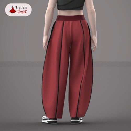 Maren paneled barrel pants - Image 5