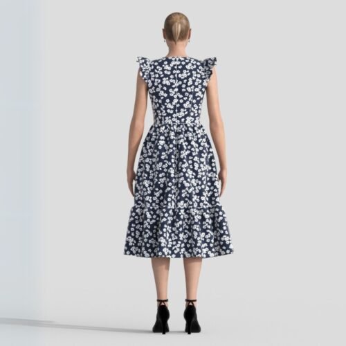 Isley flutter sleeve dress (for women) - Image 4