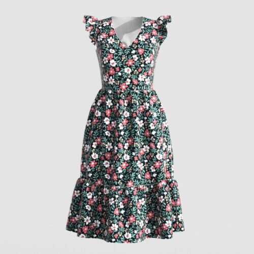 Isley flutter sleeve dress (for women) - Image 6