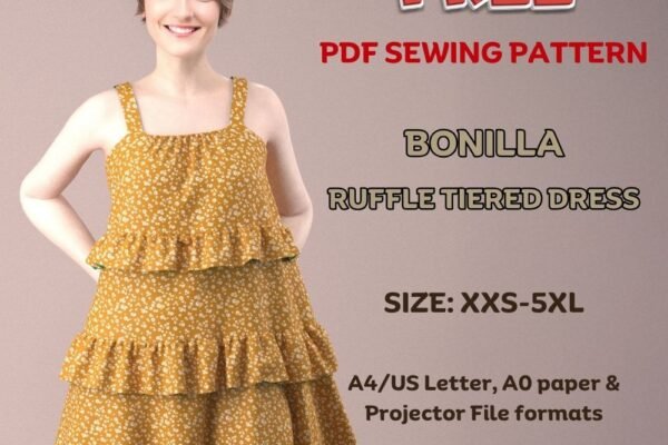 Bonilla dress free PDF sewing pattern