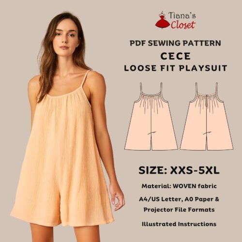 CeCe loose fit romper (women's)