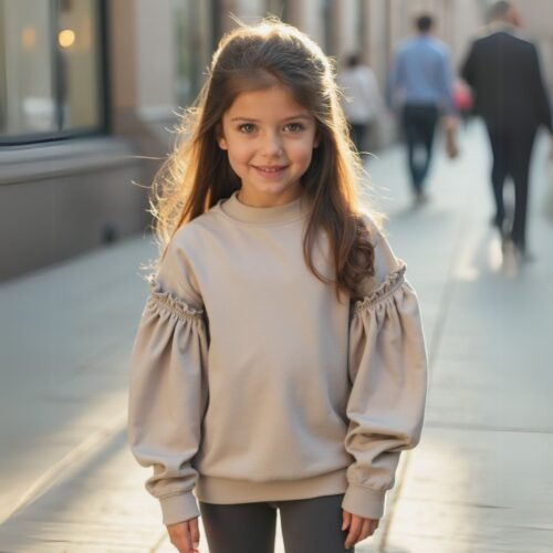 Emmi puffed sleeve sweatshirt - Image 4