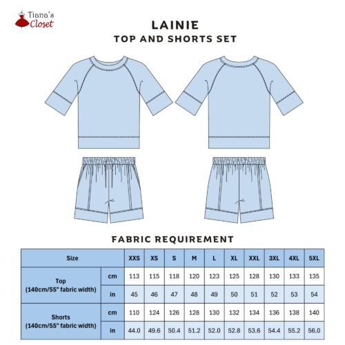 Lainie knit top and shorts set - Image 2