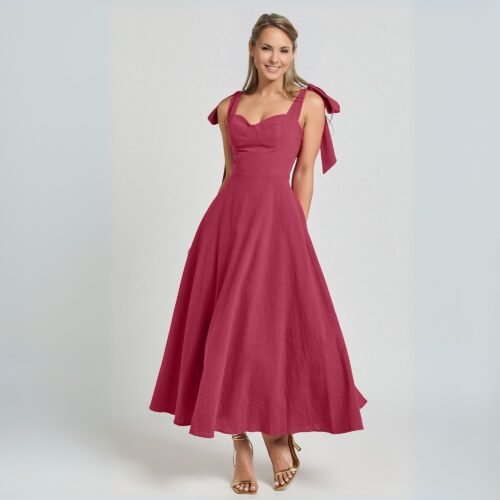 Maisa tie shoulder corset dress - Image 3