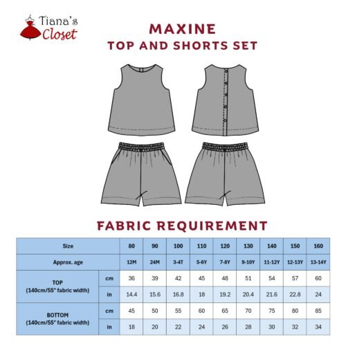 Maxine top and shorts set (kids) - Image 2