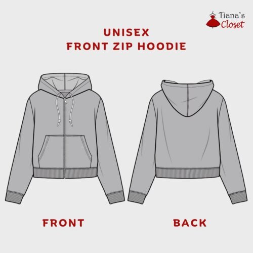 Front zip hoodie (unisex) - Image 2