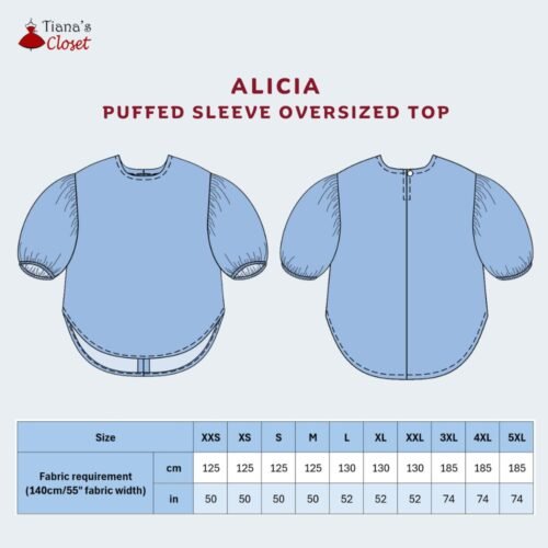 Alicia high low hem oversize blouse - Image 2