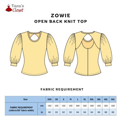 Zowie cut out back knit top - Image 2