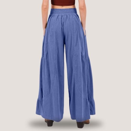 Sarai structured gather palazzo pants - Image 3