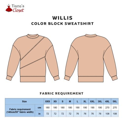 Willis color block sweatshirt - Image 3
