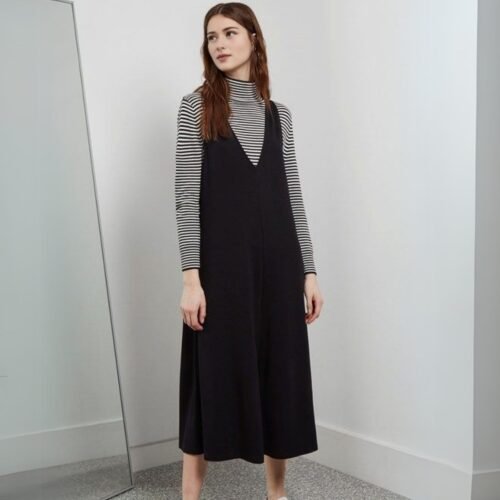Ulla midi pinafore dress - Image 3