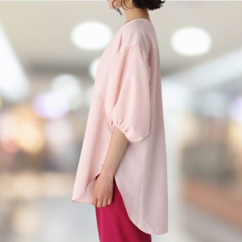 Alicia high low hem oversize blouse - Image 5