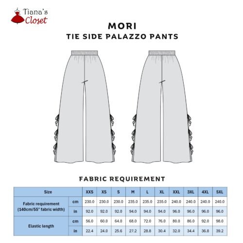 Mori tie-side palazzo pants - Image 2