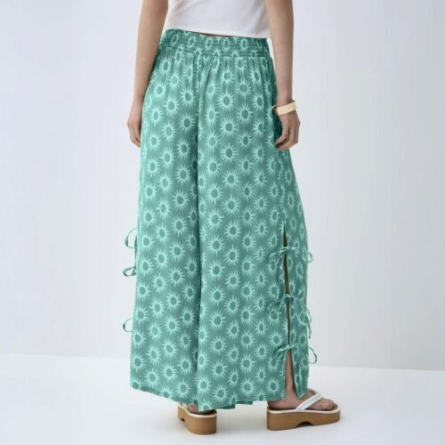 Mori tie-side palazzo pants - Image 4