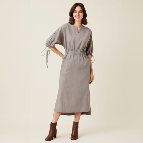 Madera dolman sleeve elasticated waist dress - Image 3