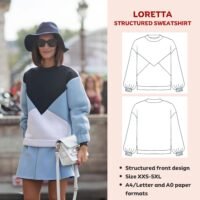 Loretta color block sweatshirt