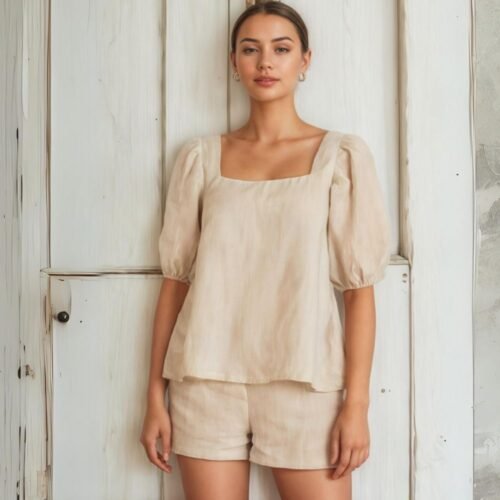 Diondra top and shorts matching set - Image 3