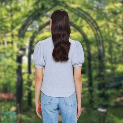Corrina short puffed sleeve tee - Image 3