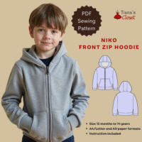 Niko patch pocket hoodie for kids