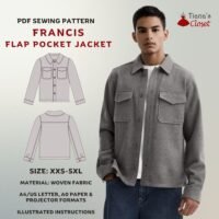Francis flap pocket unlined jacket