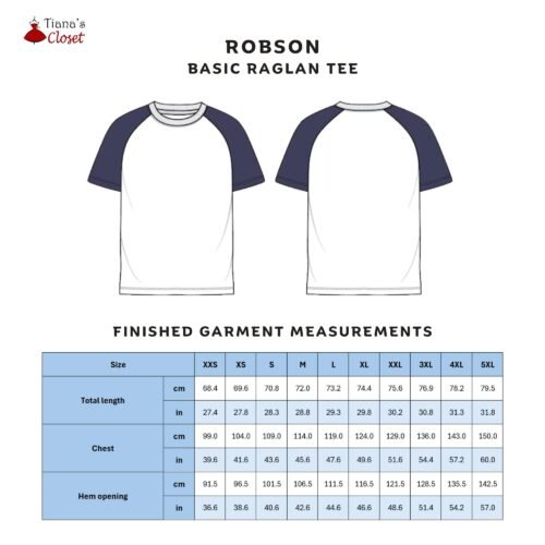 Robson men's short raglan sleeve tee - Image 2