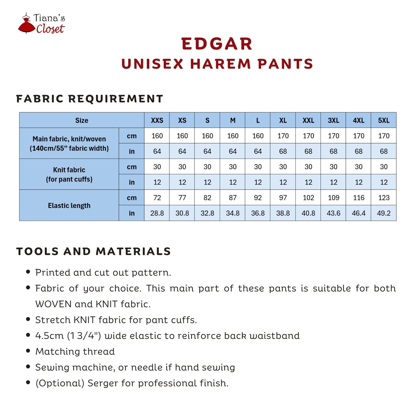 Edgar elastic waist harem pants - Image 8