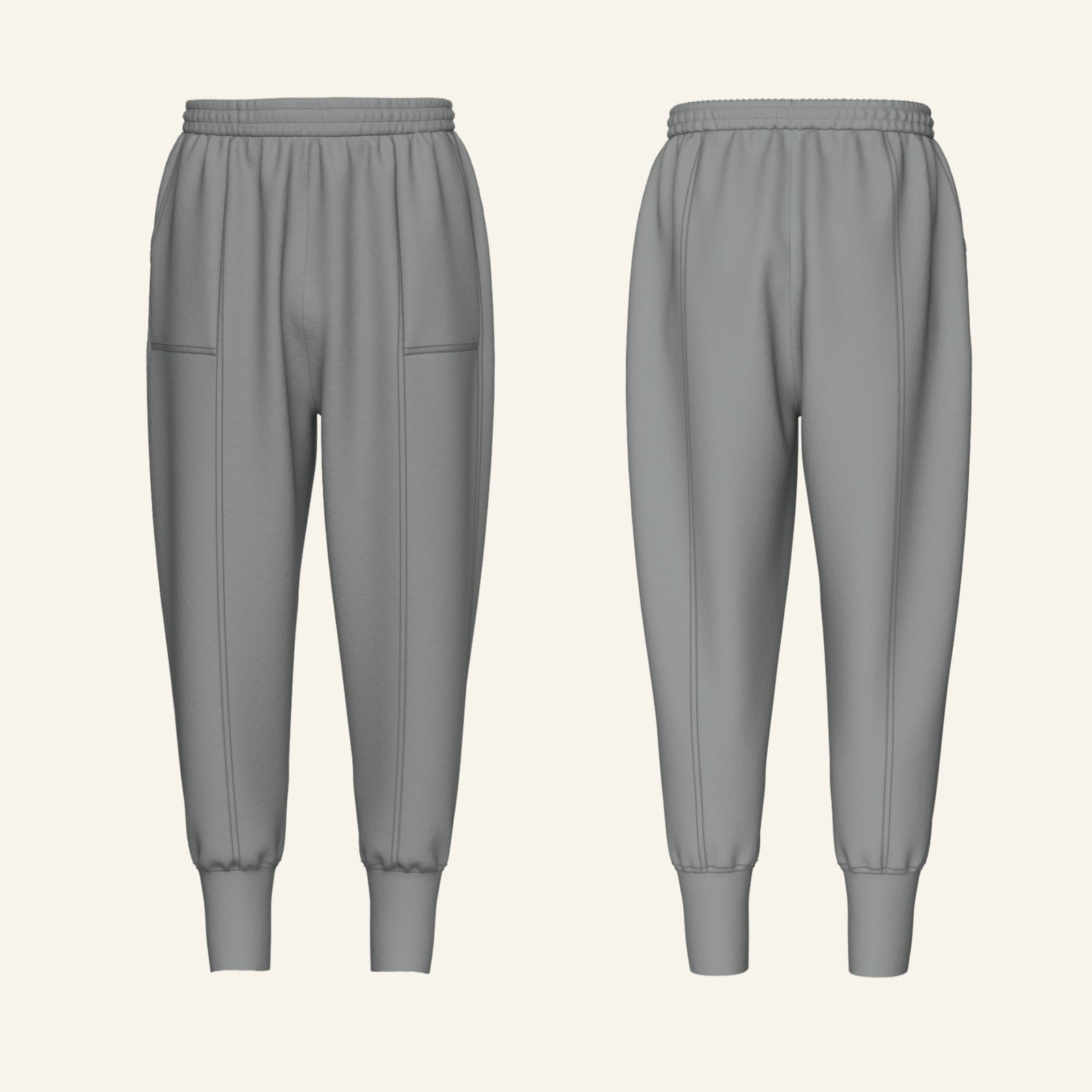 Jonas patch pocket baggy jogger pants - Image 6