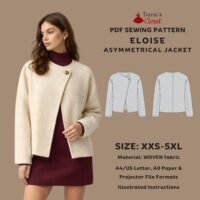 Eloise Asymmetrical Front Jacket