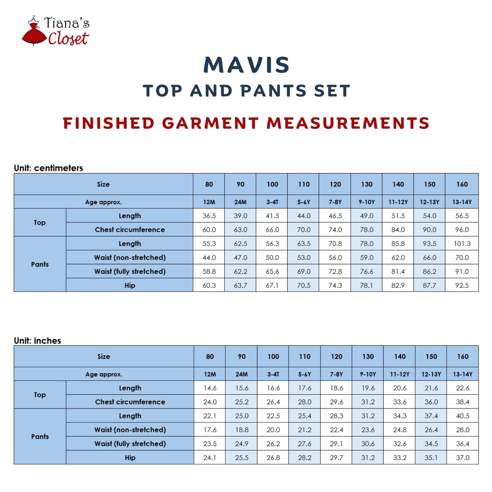 Mavis knit top and pants set (for kids) - Image 3