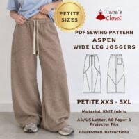 Aspen Wide Leg Joggers (Petite Women's)
